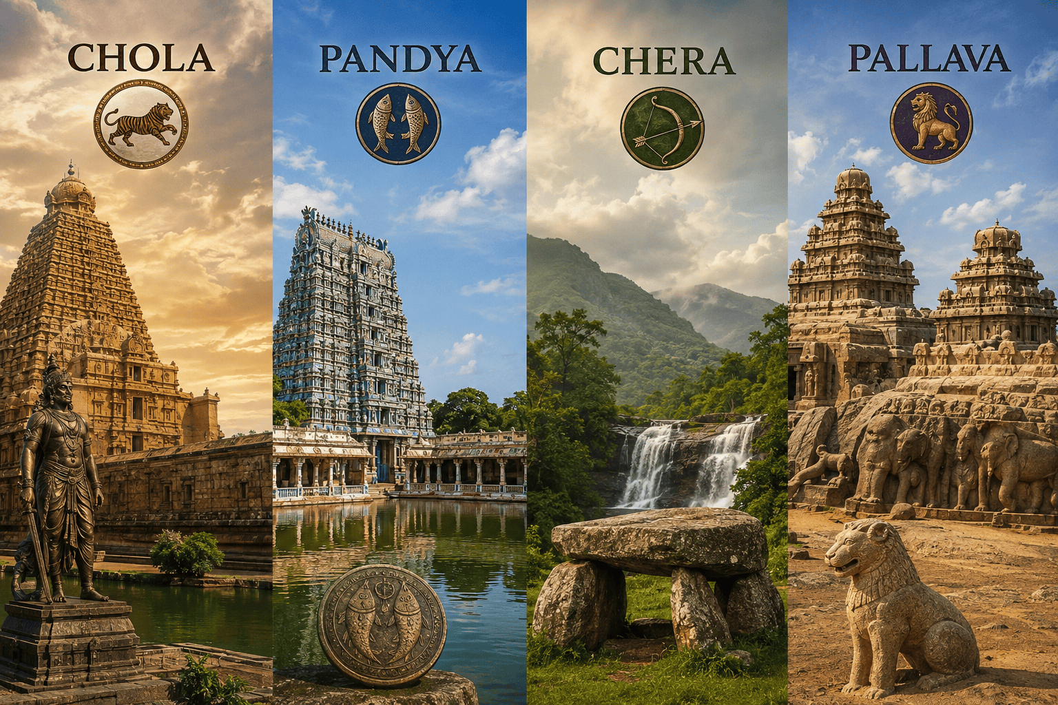 THE FOUR GREAT TAMIL KINGDOMS